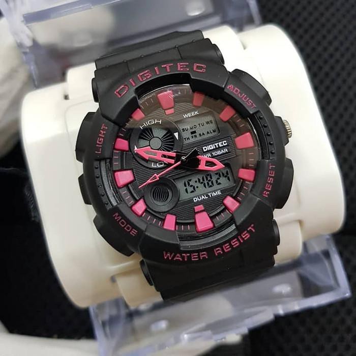 Jam Tangan Wanita Digitec Dg2108T Original Dg 2108T Putih Promo