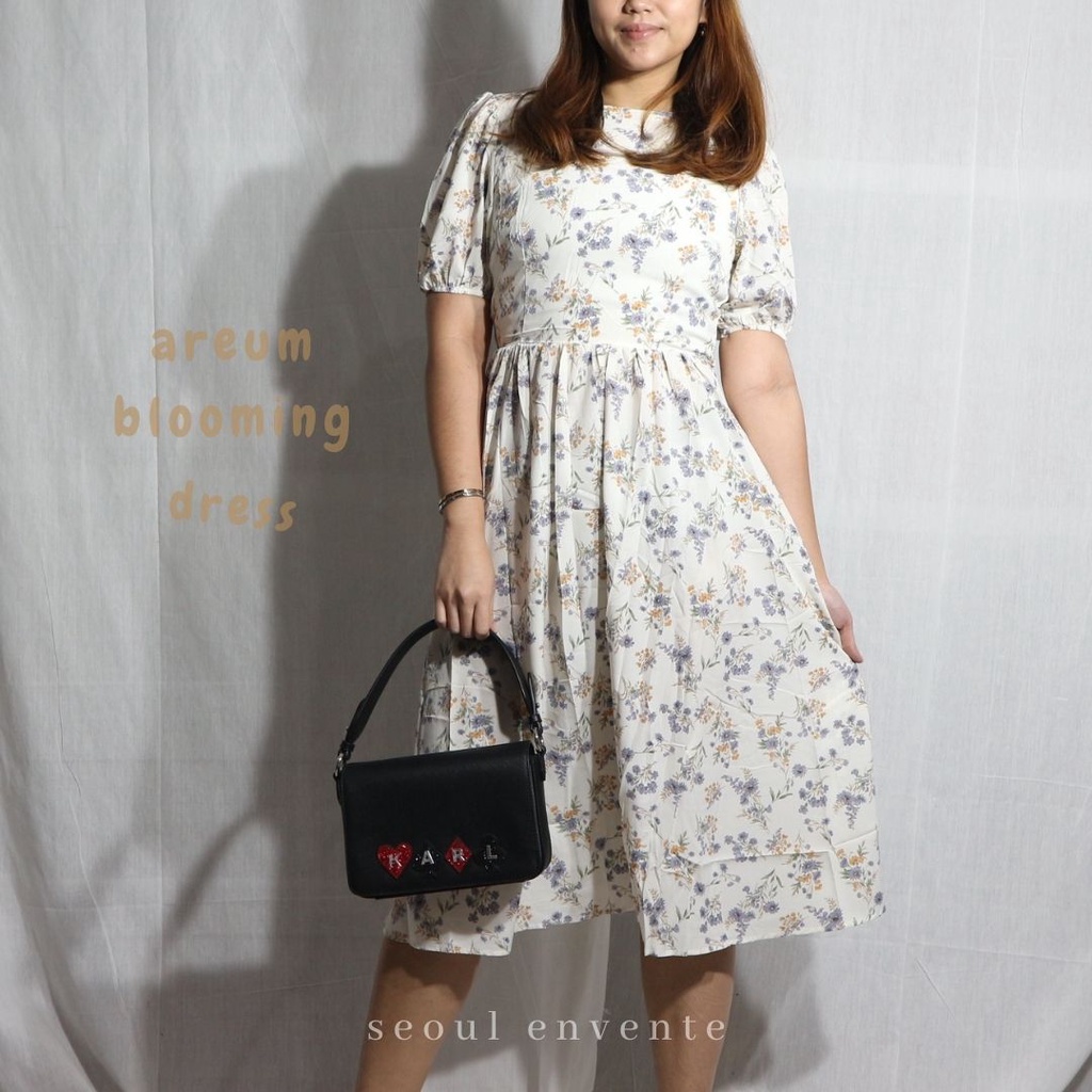 AREUM MAXI BLOOMING DRESS - BACKLESS
