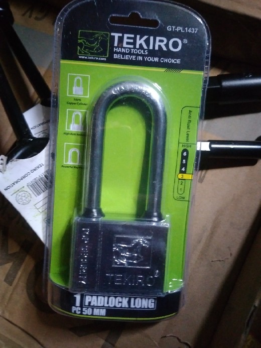 Gembok Leher Panjang 50mm Tekiro / Padlock Long 50 Mm