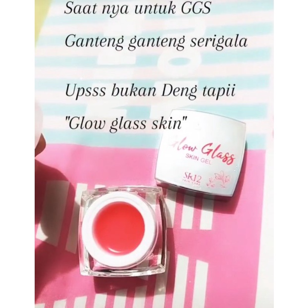 Glow Glass Skin GGS SR12 Cream Wajah Glowing Putih Cerah Alami BPOM