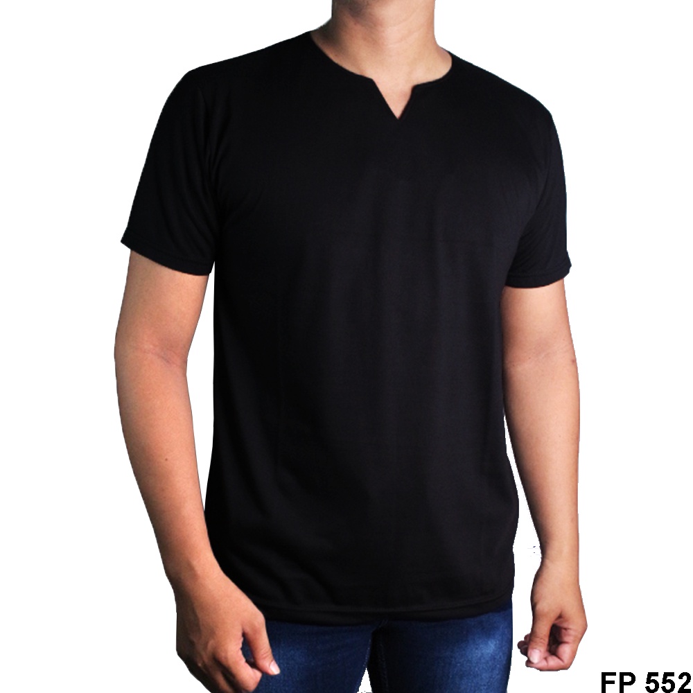 Kaos Vneck Pria Lengan Pendek Distro