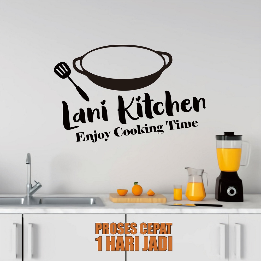 Stiker Sticker Dinding Kitchen/Dapur Custom Cutting Stiker Vinyl Kaca Tembok Keramik 5