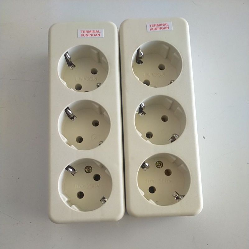 Terminal Listrik Stop Kontak 3 lubang