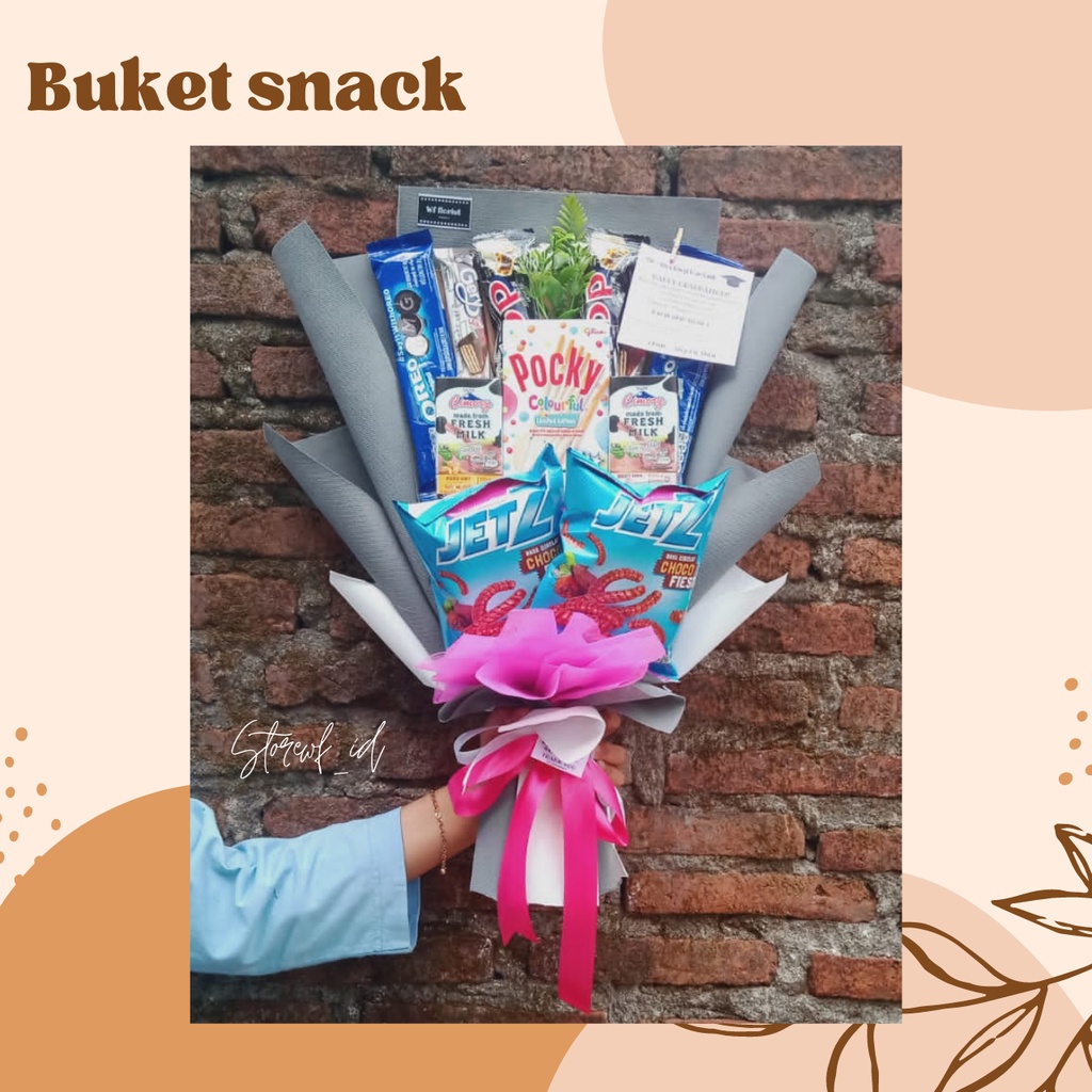 

BOUQET SNACK|BUKET SNACK|MURAH|INCLUDE PACKAGING FREE KARTU|