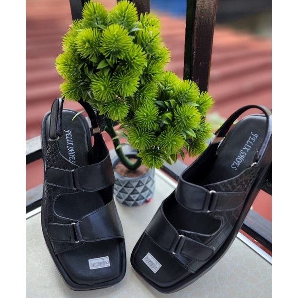 SANDAL SEPATU BIRKEN WANITA KOREA KULIT SINTETIS IMPORT TEBAL KAIT [NEW] G-08
