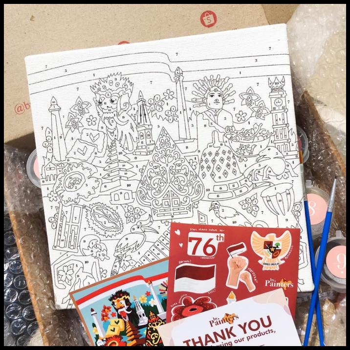

Paint By Numbers [Heritage] | Bypainters | Painting Kit | 20X20 Cm