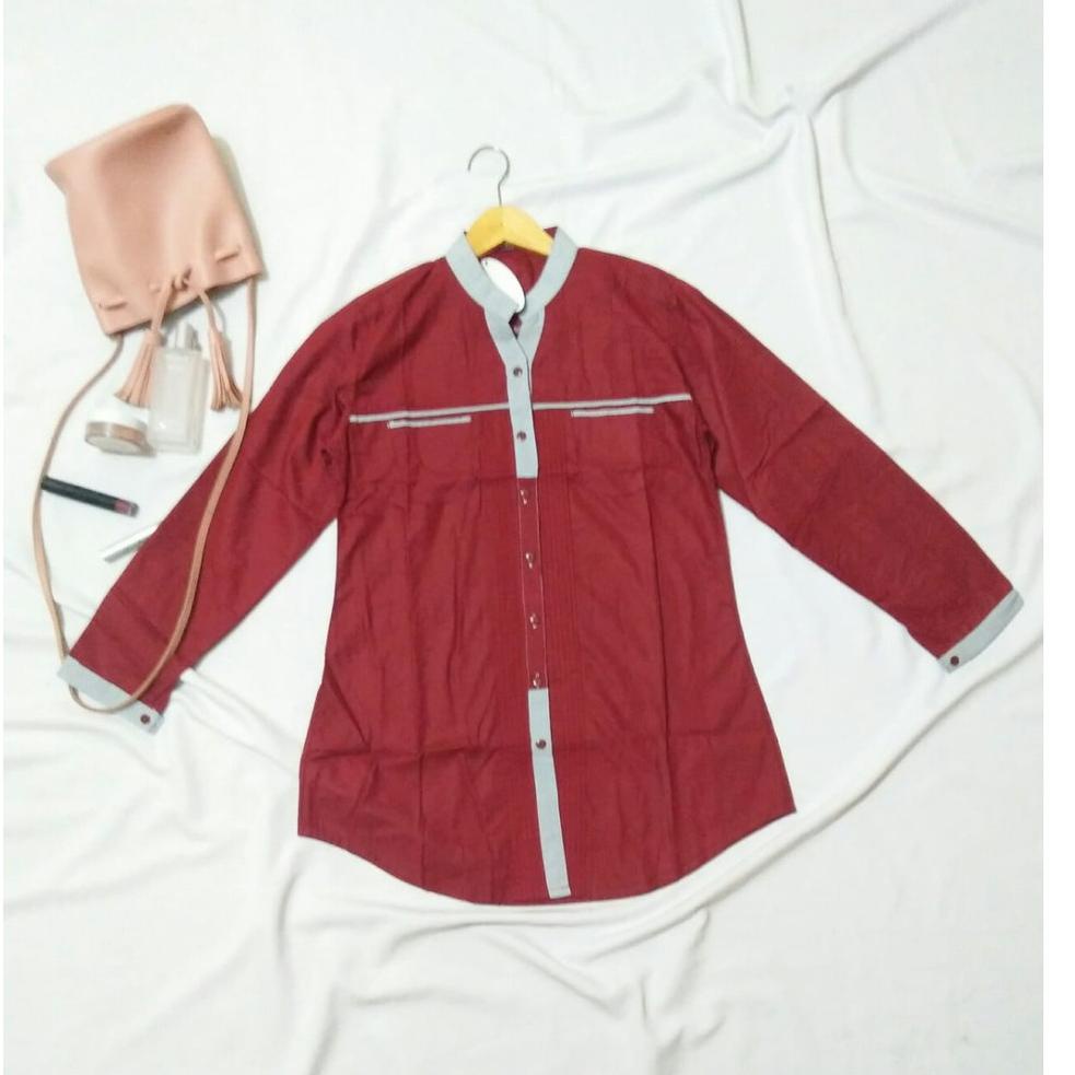 atasan santri putri. atasan santriwati. baju santri putri.  baju santriwati lengan panjang ‑ CD.1537