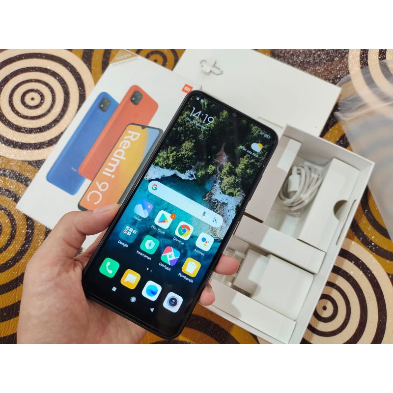 HP Second/seken/bekas Redmi 9C 3/32 Fullset Mulus
