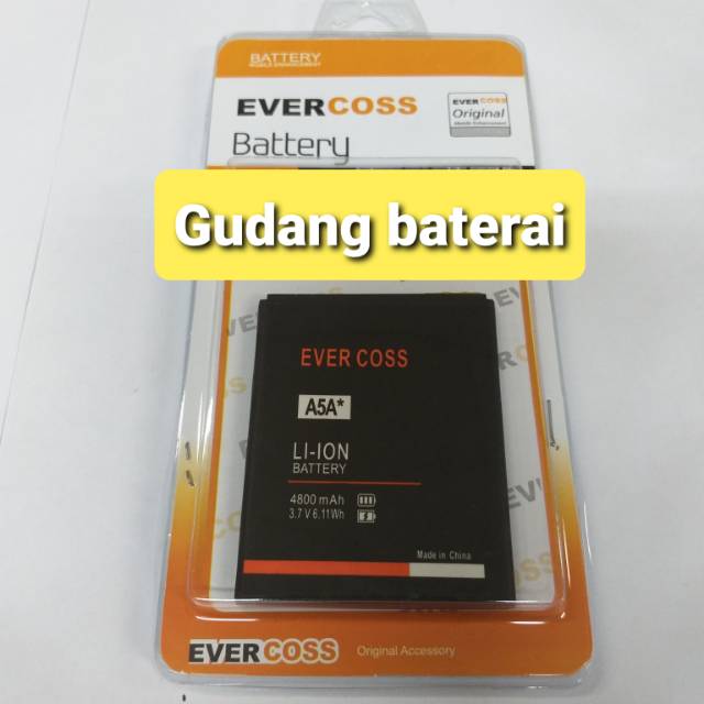 Baterai battery batre evercoss A5A* bintang