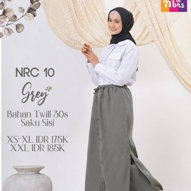 Rok celana Muslimah Nibras NRC 10