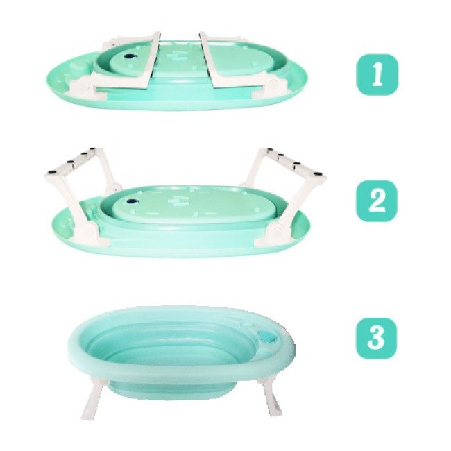 Kandila Foldable Baby Bath Tub Bak Mandi Bisa Dilipat KDL001 BD1823