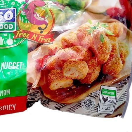 

➢ So Good Chicken Nugget 400 gram - Hot & Spicy ♦