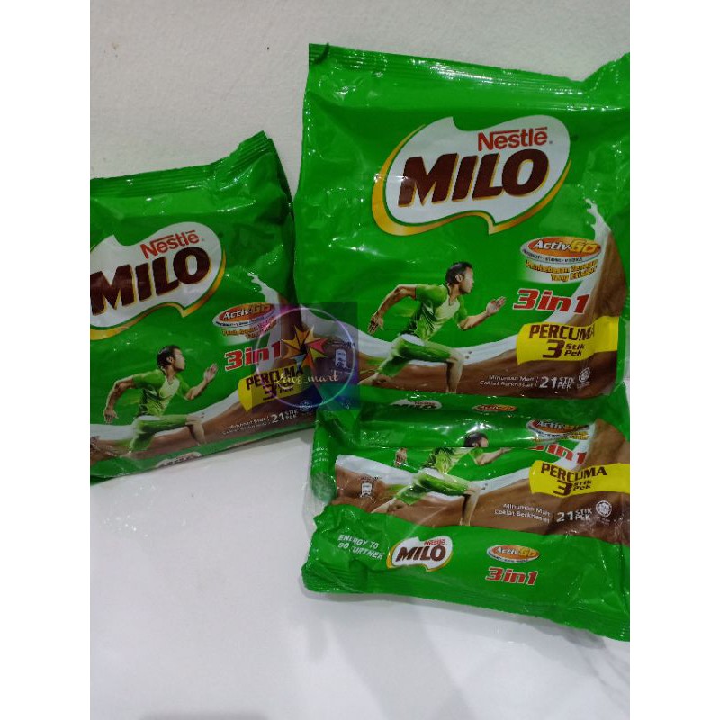 

MIlo Malaysia 3in1/ Minuman Coklat/ Milo Isi Sachet/ Import