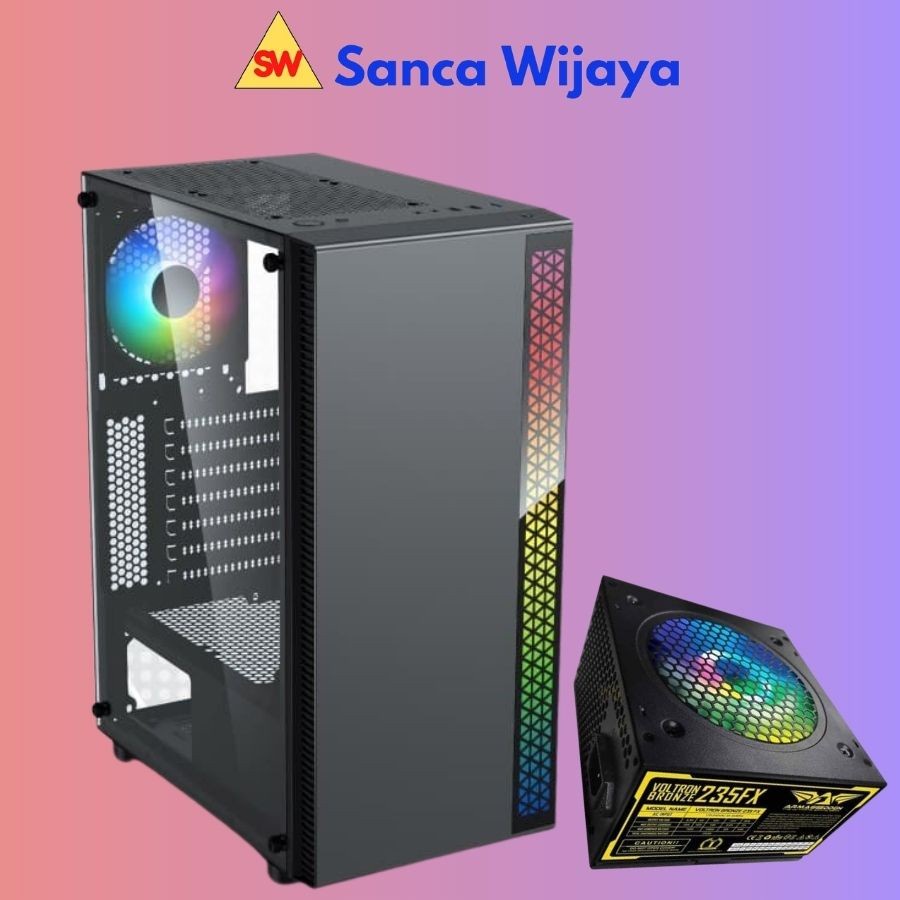 komputer  pc rakitan gaming desain core i7 4790  gt 1030 2  8gb  256gb
