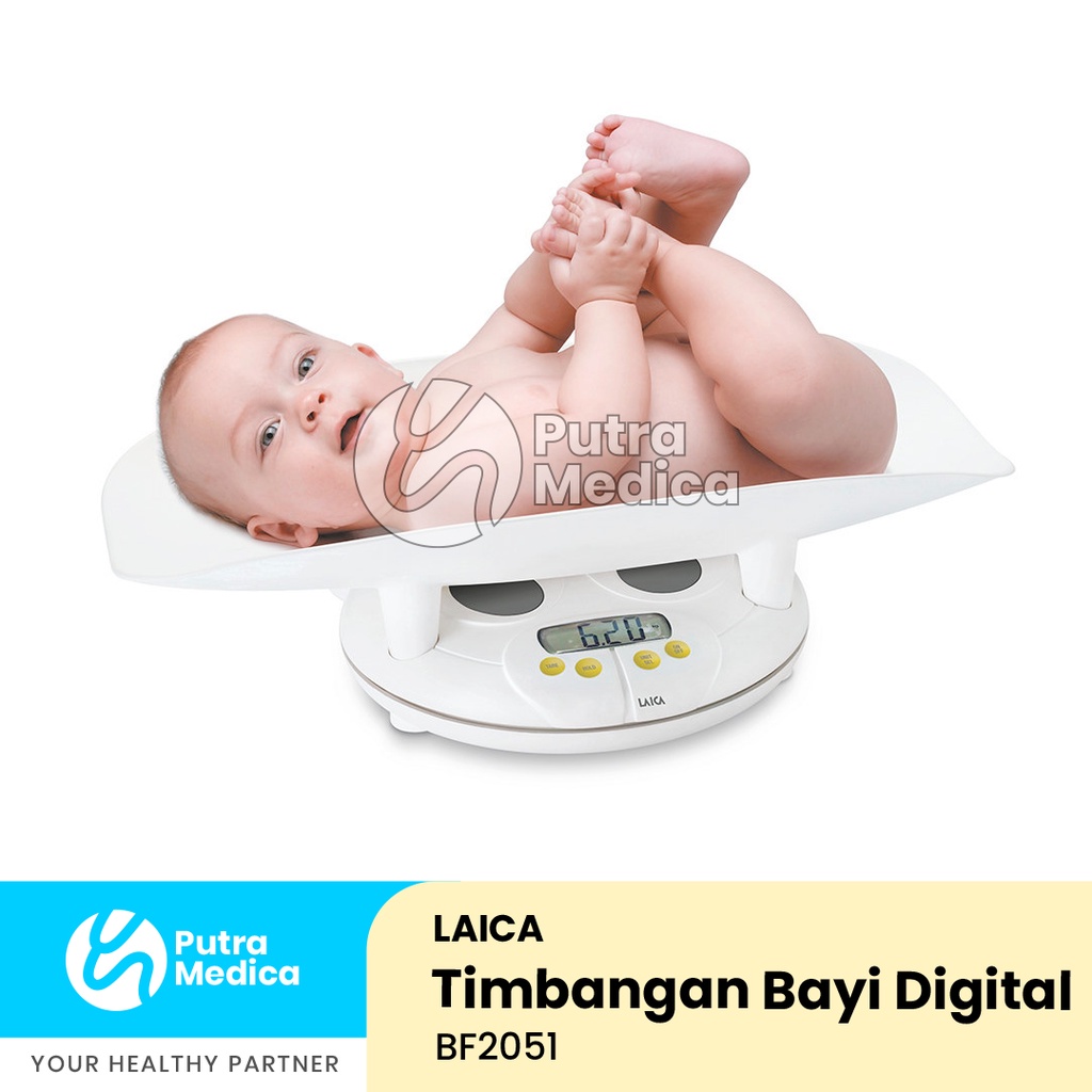 Laica Timbangan Bayi Digital BF2051 / Timbangan Elektrik / Baby Scale / Alat Ukur Berat Badan Bayi