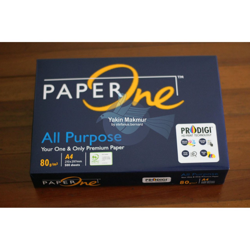 

KERTAS FOTOKOPI PAPER ONE A4 70/80/100 GRAM