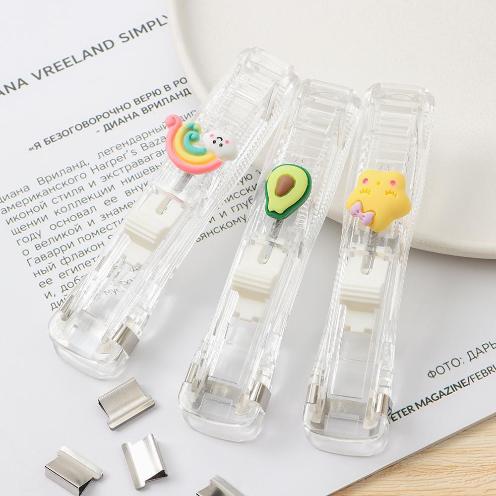 Suyo Push Clip Hadiah Siswa Perlengkapan Kantor Alat Tulis Pengikat Dokumen