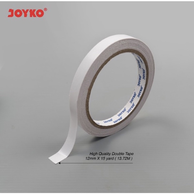 

Double tape 12mm JOYKO / perekat dua sisi 12mm x 15 yard (1pcs)