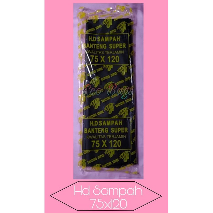 Kantong Plastik Sampah 75 x 120 , Kantong Sampah Hitam, HD Sampah