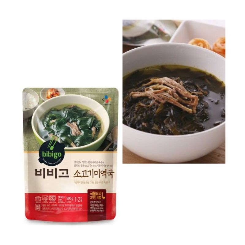 

Bibigo Sea Mustard Seaweed Soup 500gr/Import / bibigo / spicy / beef / soup / sup / rumput / laut / dan / dafing / sapi