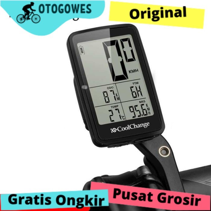 Speedometer Sepeda Lipat GunungTanpa Kabel LED Monitor 5702701