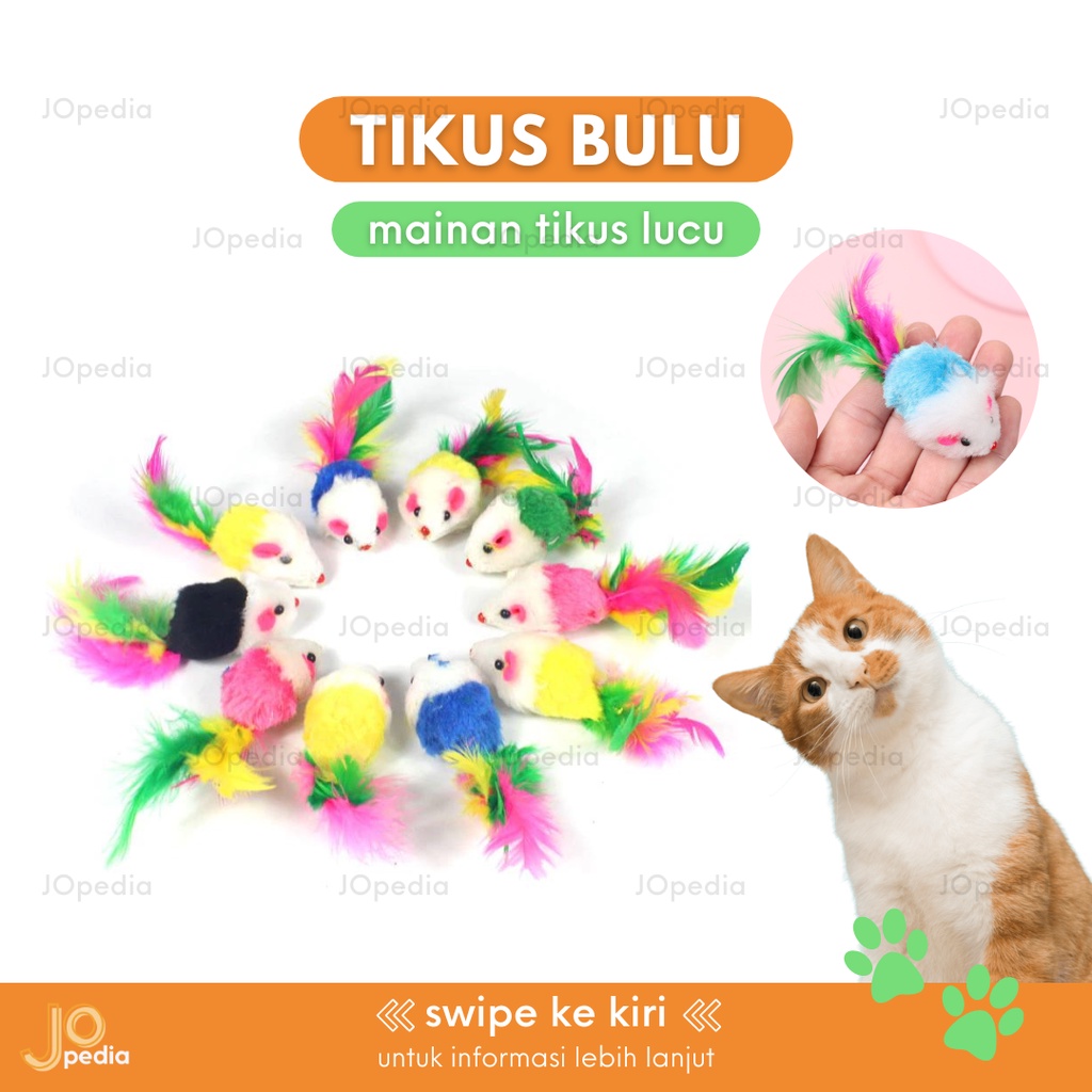 TIKUS BULU A Mainan Bunyi Cit Cit Mainan Kucing Anjing Gigit Dog Cat Toy