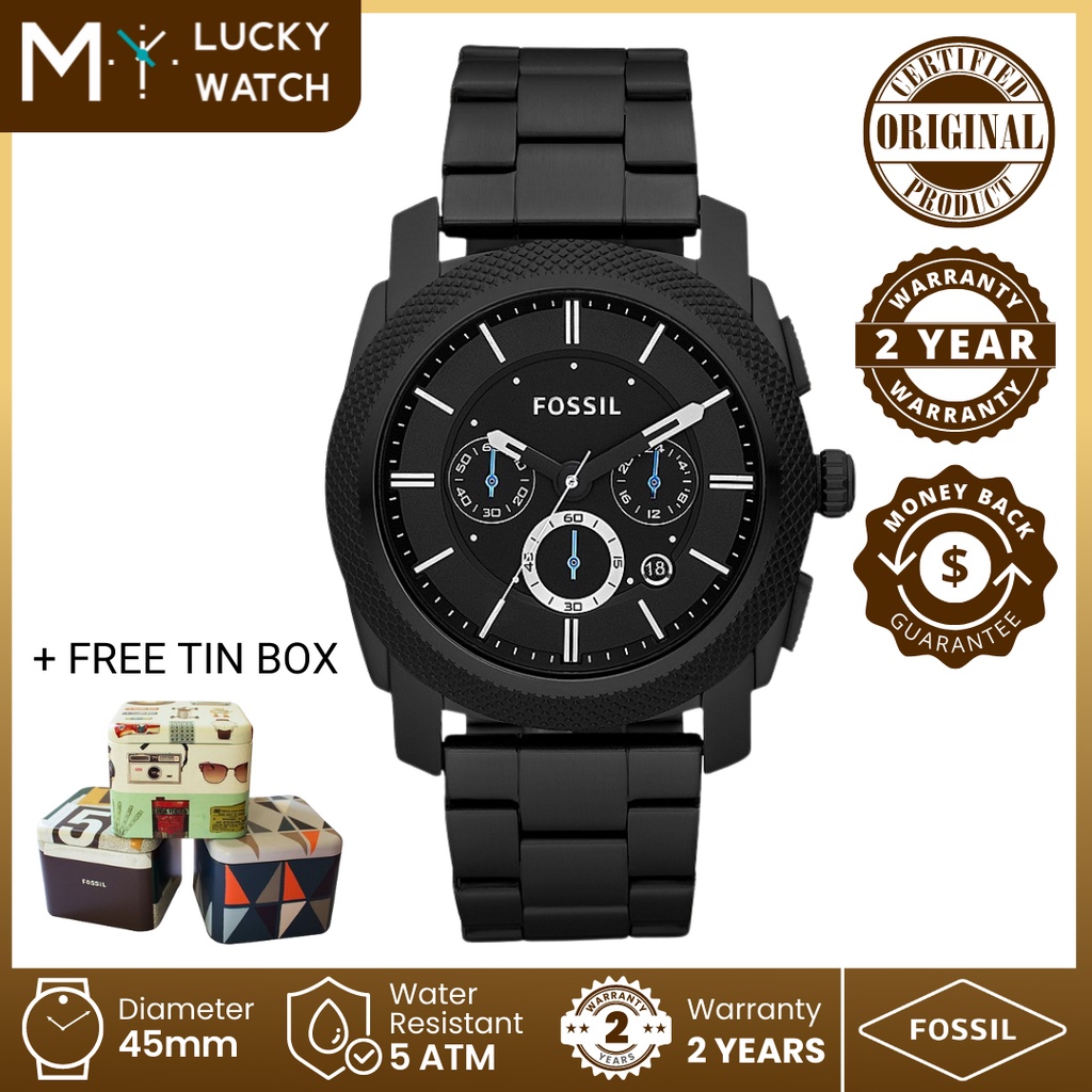 Jam Tangan Pria Original FS4552 Machine Chronograph