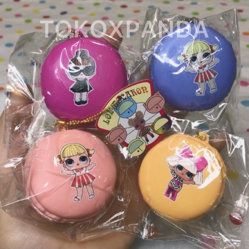 [SALE] SQUISHY LOL MACARON MACAROON SOFT&SLOW SQUISHY DECO MAINAN KADO LUCU CUTE MURAH BAGUS