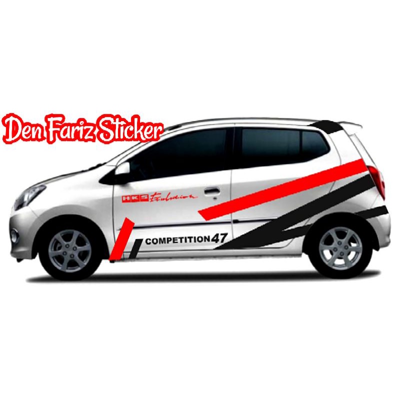 stiker mobil ayla stiker mobil keren