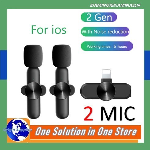 Mic Hp Vlog Youtuber Portable Mic for Iphone and Android Smartphone Condenser