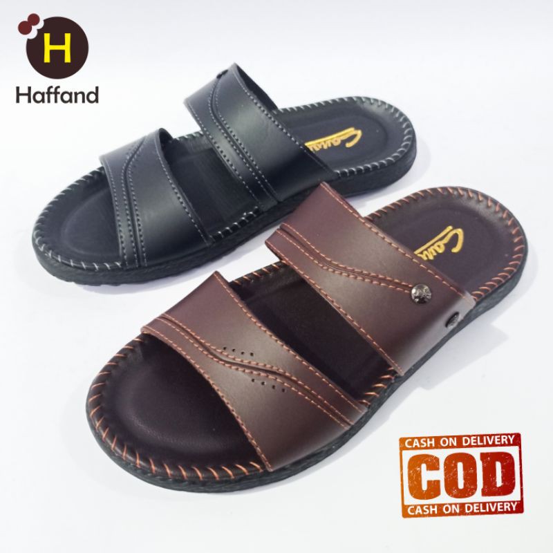 slide sandal - sandal kasual - sandal distro cowok kondangan santai dll