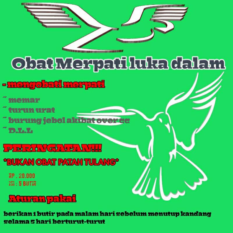 luka dalam merpati turun urat memar/semper akibat over cc