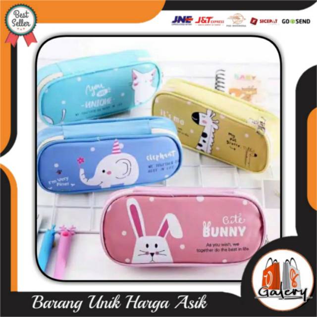 

[OS821] KOTAK PENSIL ANIMAL / KANTONG PENA PENSIL PENGGARIS / TEMPAT PENYIMPANAN PENA