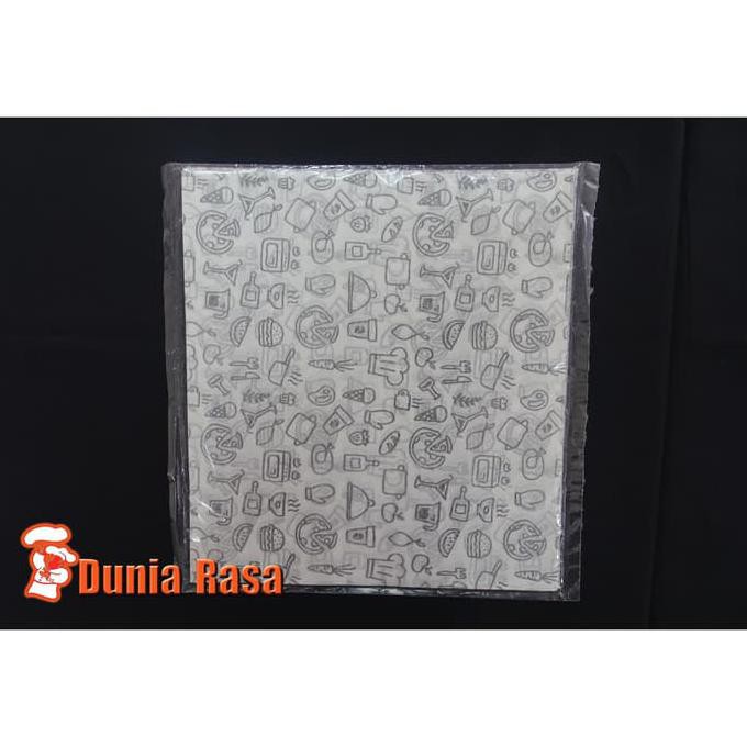 

PRODUK TERLARIS MG PAPER LAMINASI / KERTAS NASI KFC/MCD MOTIF PIZZA