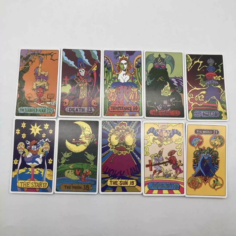 Jojo's Tarot and The Nine Gods cards