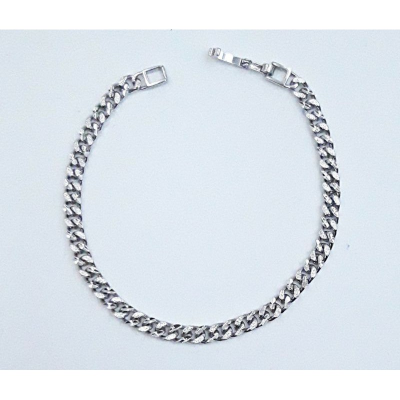 Gelang Rantai Silver Ukir Kapal Pasir Xuping Asli Murah