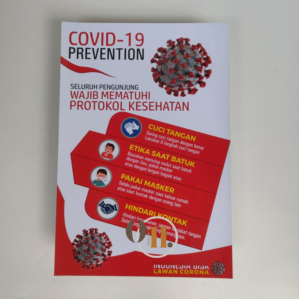 Poster Covid Prevention - Poster Edukasi Covid-19 - Corona