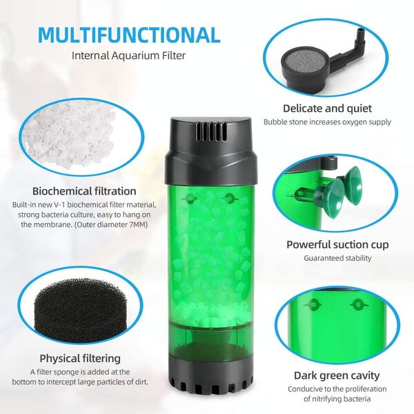 Qanvee LH 600 LH600 Kaldness Moving Bed Media Filter Biologis Aquarium