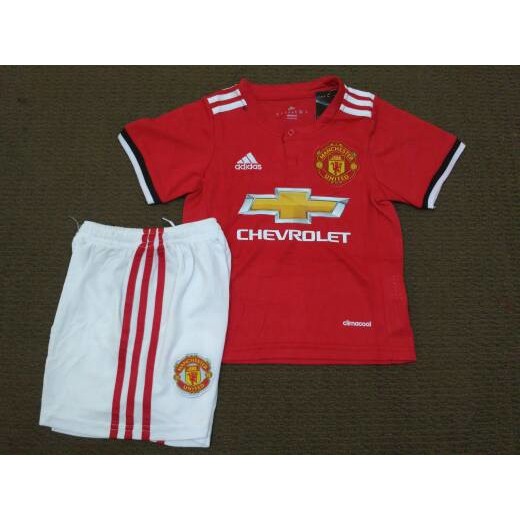 BEST    JERSEY BOLA MANCHESTER UNITED MU HOME KIDS/ANAK 2017/2018 GRADE ORI
