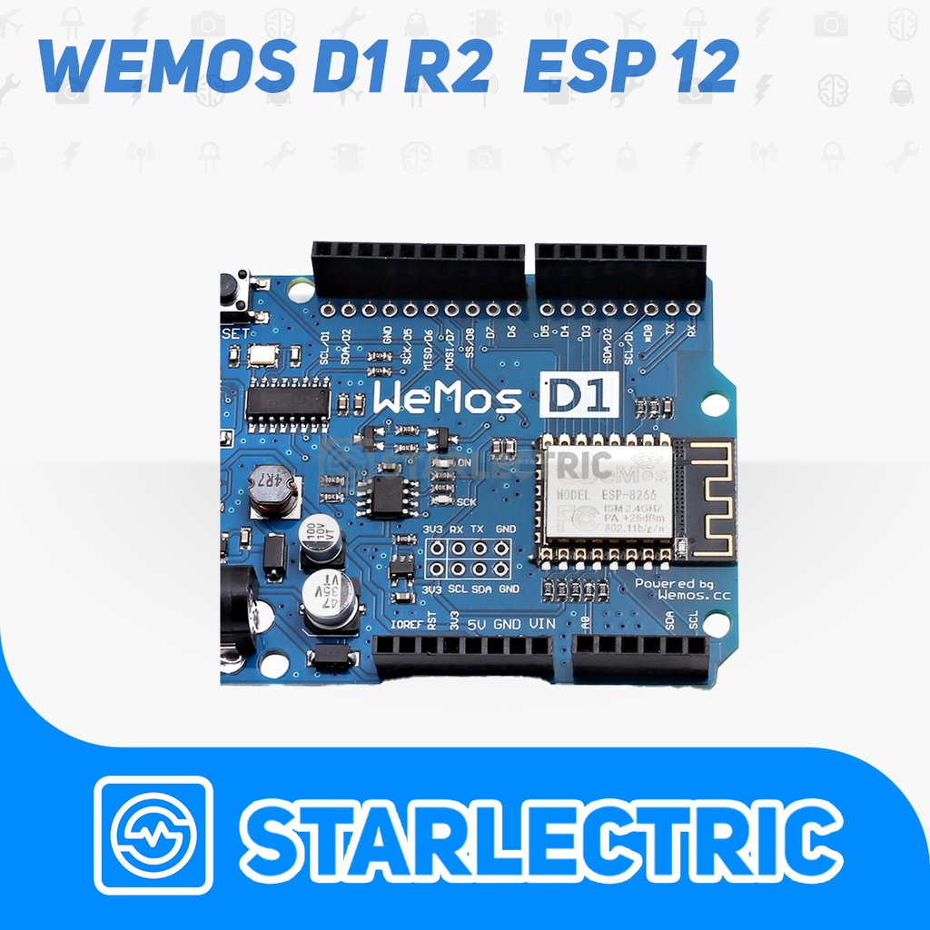 WeMos D1 R2 WiFi Development Board Based ESP8266 ESP-12