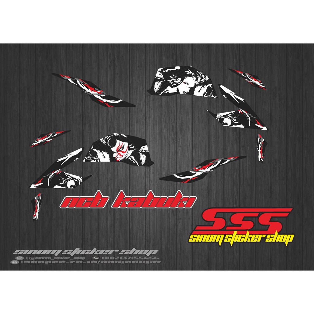 Striping List Variasi New CB150R 2015 Kabuki