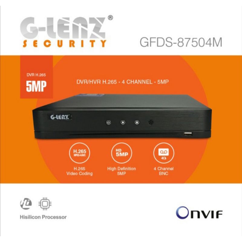 PAKET CCTV 4CH GLENZ 5MP 2560P COLORVU AUDIO SUARA LENGKAP SIAP MSNG