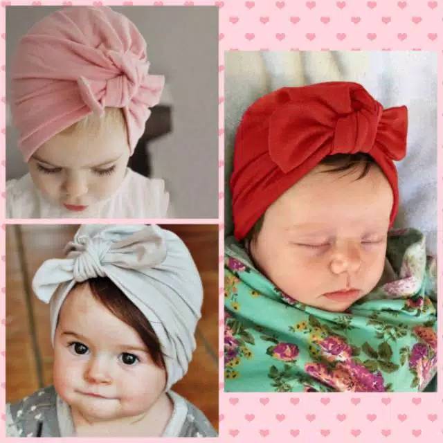 Turban bayi murah/turban bayi lucu