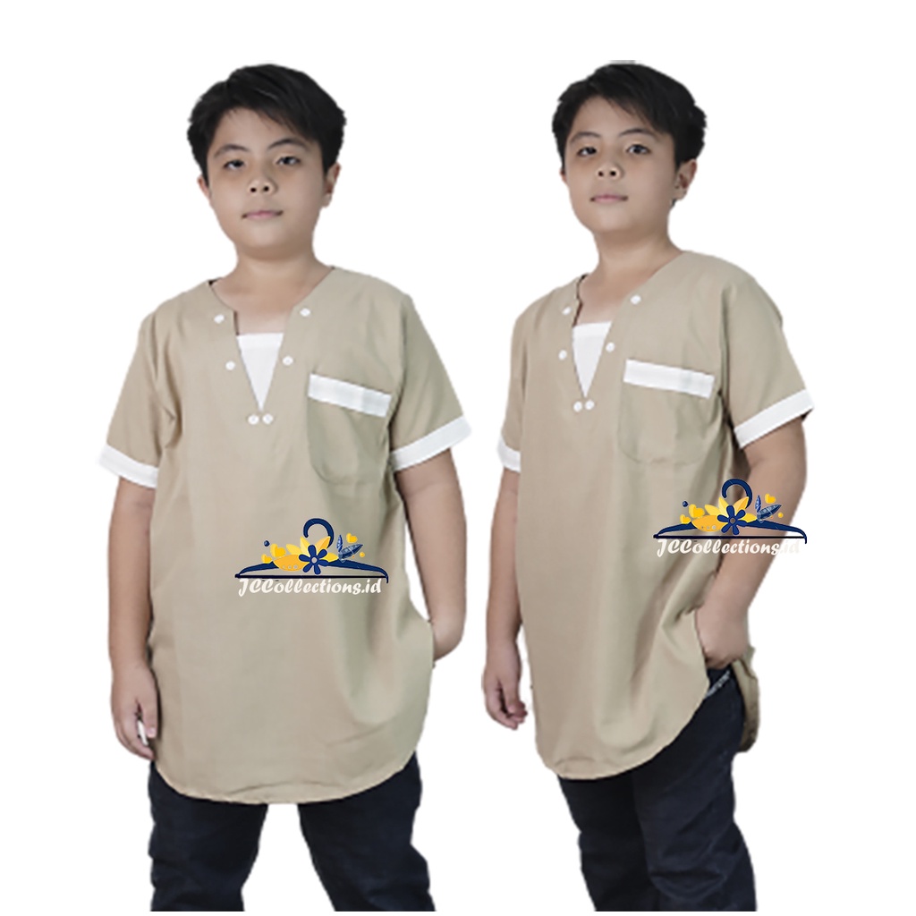 Baju Koko Muslim Anak Kurta Ghoffur  - JCCollections