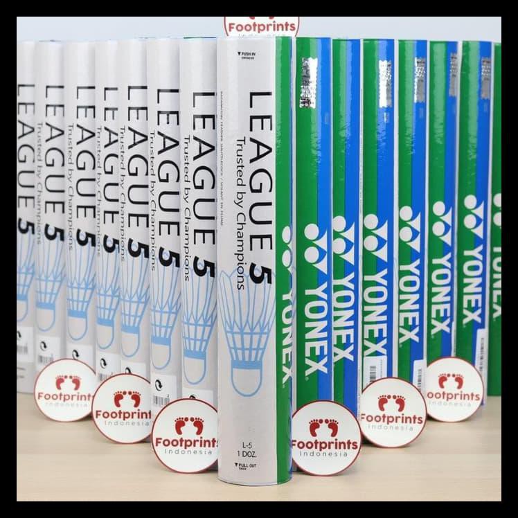 TERLARIS Kok Yonex League 5 Shuttlecock Badminton Bulutangkis Original Asli Ori