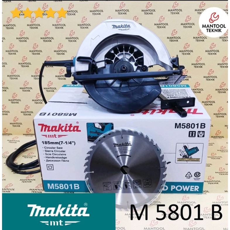 Circularsaw makita mt5801b 7inch/mesin belah makita mt5801b (PENGGANTI MAKTEC  MT583)