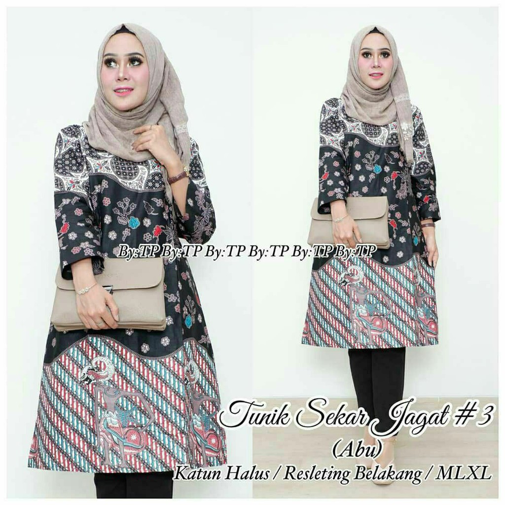 Hot Promo Tunik Atasan Batik Baju Batik Wanita Seragam Guru