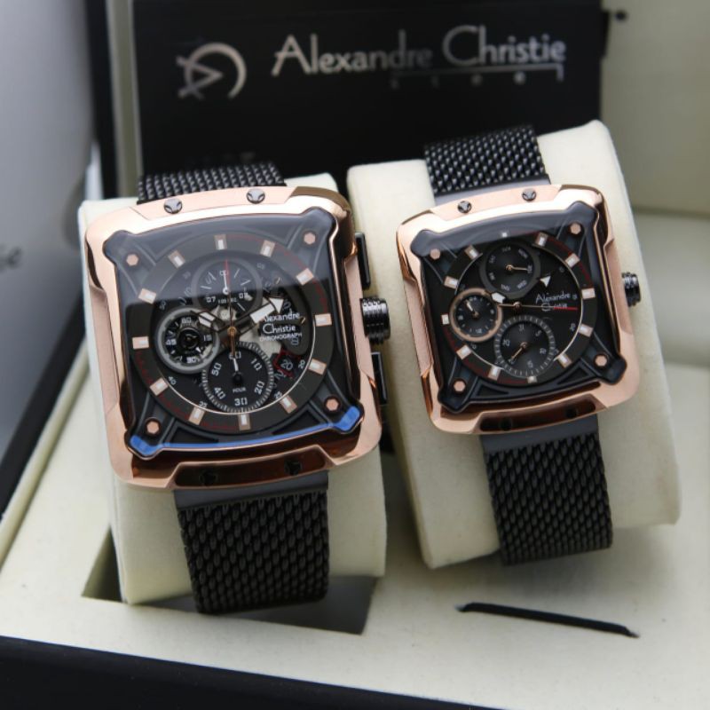 JAM TANGAN COUPLE ALEXANDRE CHRISTIE AC 3030 ORIGINAL GARANSI RESMI 1 TAHUN