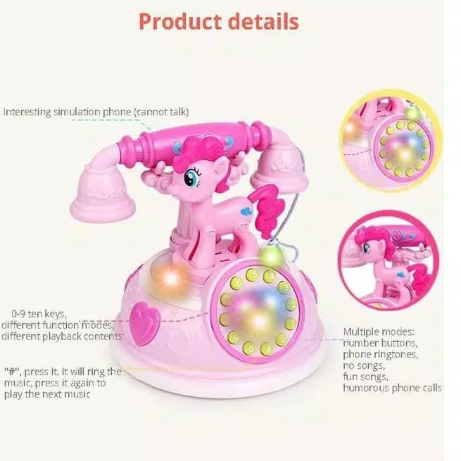 MAINAN TELEPHONE MUSIC LITTLE PONY