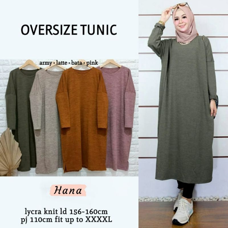 OVERSIZE TUNIC || LYCRA KNITE